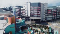 Salah satu hotel yang terletak di kawasan Genting dilihat dari cable car
