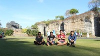 Saat berada di komplek Garuda Wisnu Kencana (GWK), Bali