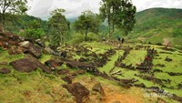 Batu Megalit dilihat dari atas