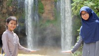 Curug kembar di Curug Sodong