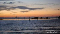 sunset di pantai tanjung tinggi