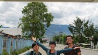 Kebersamaan kami sesampainya di Wamena