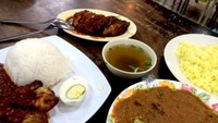 Trio laksa, nasi lemak dan nasi ayam