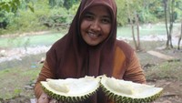 durian yang siap di santap