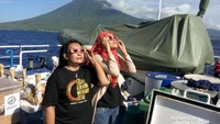 Menyaksikan proses menuju GMT dari atas KN. Gajah Laut