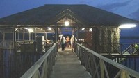 Pintu gerbang Bintan Mangrove menuju dermaga