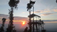 Sunrise di kaki Gunung Sindoro