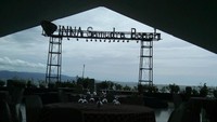 Bagian Hotel Inna Samudera Beach lansung dipinggir Pantai Pelabuhan Ratu