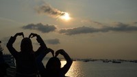 Bisa foto dengan latar selfie