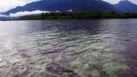 Kolam renang raksasa di Desa Sawai ini menjadi daya tarik untuk wisatawan (Sumber: Brama Danuwinata/ACI)Ramadhan