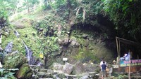 Lokasi pemandian air panas Pancuran Telu
