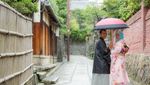 Berkimono Ria Saat Liburan ke Kyoto