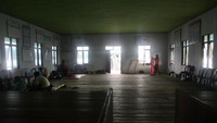 Balai desa yang dijadikan tempat menginap
