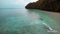 Jernihnya pantai di pulau Kakaban