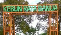 Bingkai foto Kebun Raya Banua