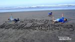Bermain Tricking, Cara Beda Berlibur di Pantai Parangtritis