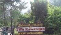 Pintu masuk pendakian Kawah Ijen