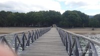 Jembatan menuju Taman Nasional Komodo