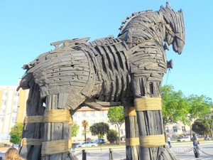 Bertemu Kuda Perang Raksasa di Canakkale, Turki