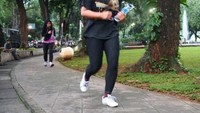 Taman ini juga dimanfaatkan sebagai area jogging