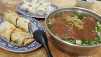 Halal Dumpling and Beef Noodle