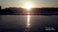 Senja di Sun Moon Lake