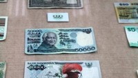 Lembaran uang Rupiah juga ada di Museum Bea Cukai di Taipei