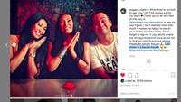 Foto saya direpost di akun Instagram Anggun Cipta!