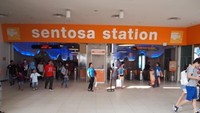 Gerbang Monorail menuju Sentosa