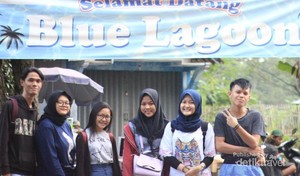 Blue Lagoon Pemandian Alami dan Asri di Yogyakarta