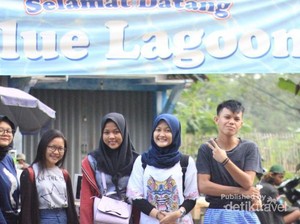 Blue Lagoon Pemandian Alami dan Asri di Yogyakarta