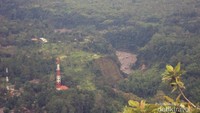 View lautan hijau dari puncak Plawangan