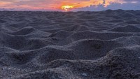 sunset di Puka Beach