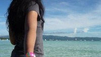 Pantai dangkal White Beach