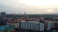 Lanskap Pattaya, pada sebuah pagi menuju siang