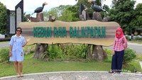 Pintu gerbang Kebun Raya Balikpapan