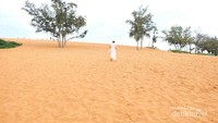 red sand dunes