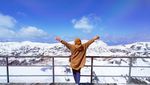 Bukan di Swiss, Gunung Salju ini Dekat dari Indonesia