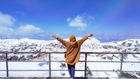 Menikmati suguhan Shika Snow Mountain