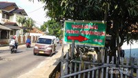 Rambu penanda Bukit Panembongan
