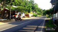 Salah satu tempat membeli Sego Godong Jati
