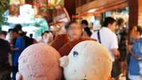 Ice cream andalan dengan topping menggemaskan dan pastinya menggiurkan