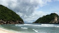 Panorama Pantai Atuh di Nusa Penida