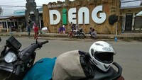 Saat wisata di dataran dieng