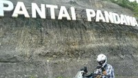 Bali, Pantai Pandawa tempat foto hits untuk pemotor