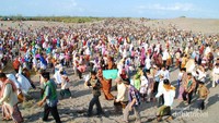 Jamaah yang hadir diperkirakan berjumlah 3.600-an dari berbagai wilayah.