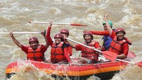 Yeeeeahh, berhasil menaklukan jeram Citatih