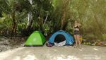Camping Asyik di Kali Biru, Raja Ampat