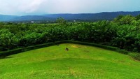 Panorama dari puncak Candi Abang