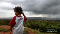 Panorama dari puncak Candi Abang